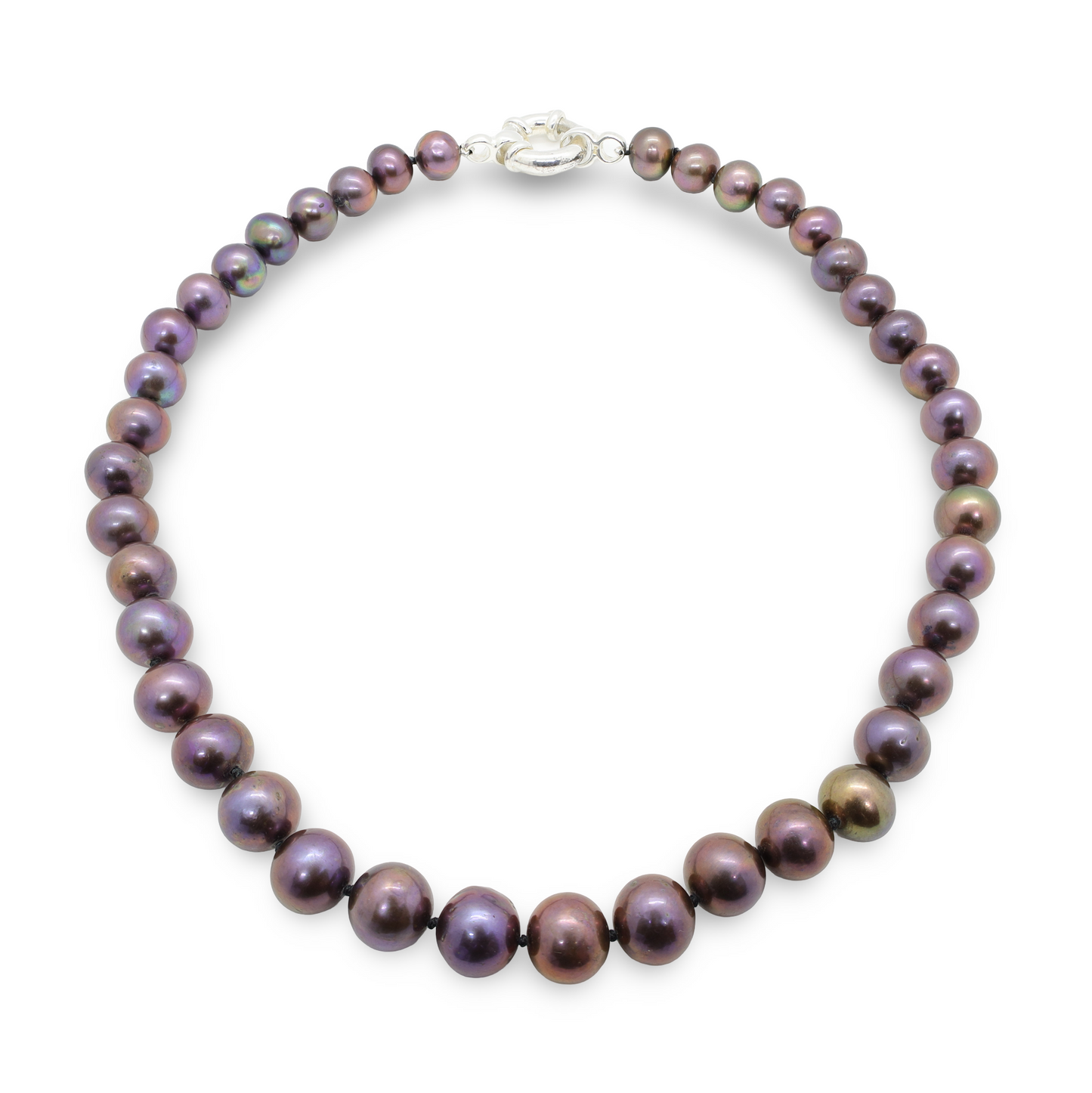 Collier Choker Perles Baroques d’Eau Douce Noires